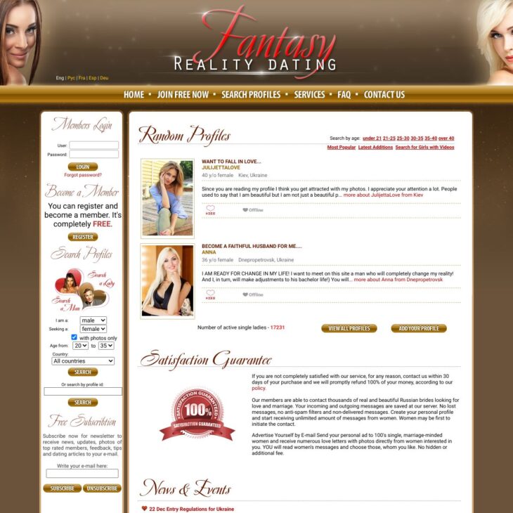 fantasyrealitydating Review