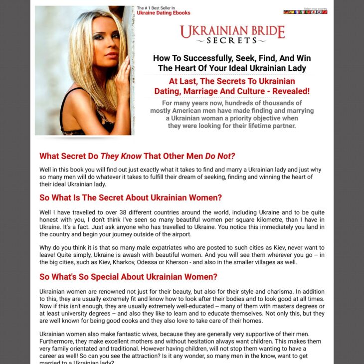 ukrainianbridesecrets Review